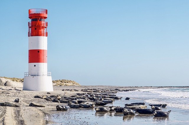 Deutschlandflug bis an die Nordseeinseln, evtl. Helgoland