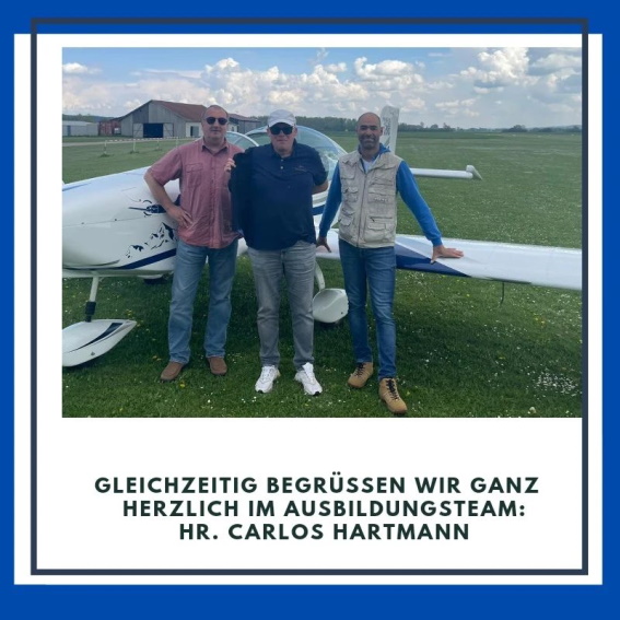 Flugzeug Aushangarieren für die Prüfung First Solo Flight